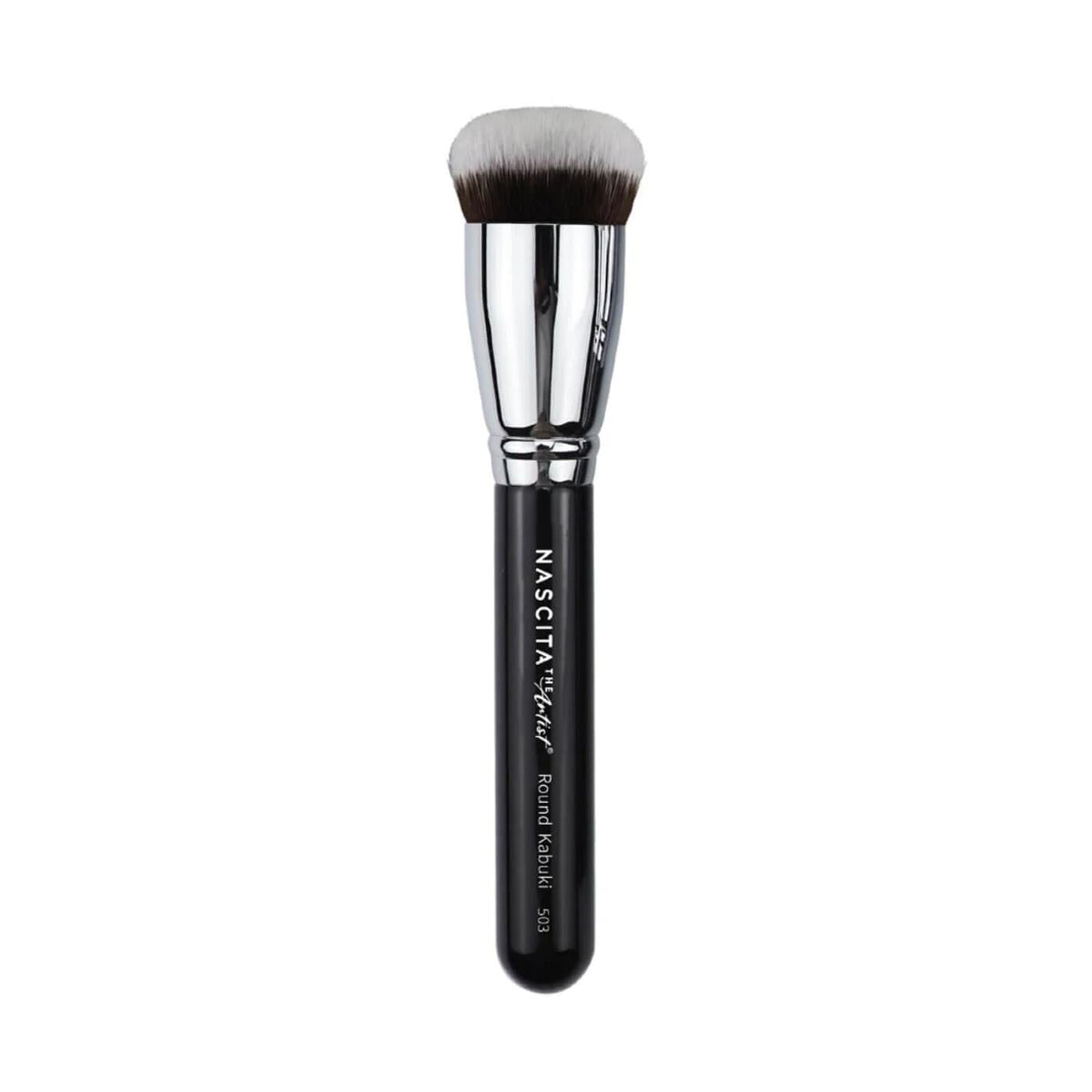 Nascita The Artist Rounded Kabuki Brush for Flawless Blending by Beauty Care Bag