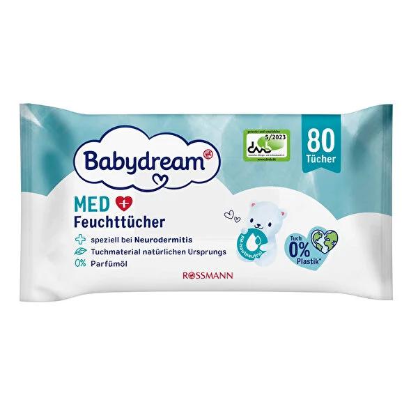 Babydream gentle baby wet wipes for sensitive skin, 80 count