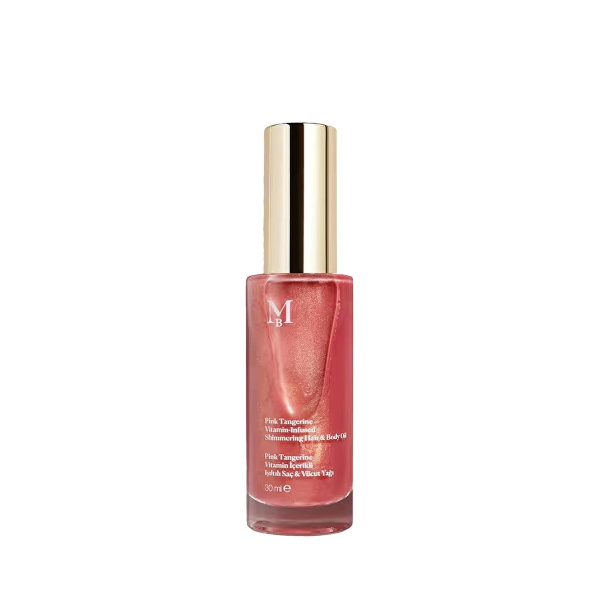 Misbah�e Pink Tangerine Vitamin Rich Hair and Body Oil - 1.01 fl oz, Nourishing, Radiant Glow for Skin & Hair by Beauty Care Bag