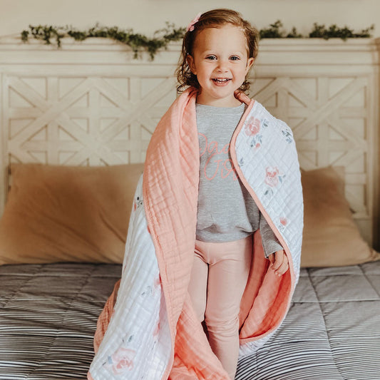 Dreamy Floral Quilt by Parker Baby Co.