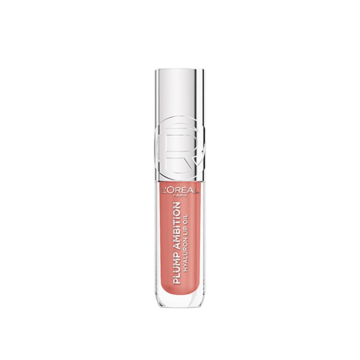 Loreal Paris Plump Ambition Hyaluron Lip Oil - Moisturizing & Plumping Lip Care with Hyaluronic Acid & Vanilla Oil by Beauty Care Bag