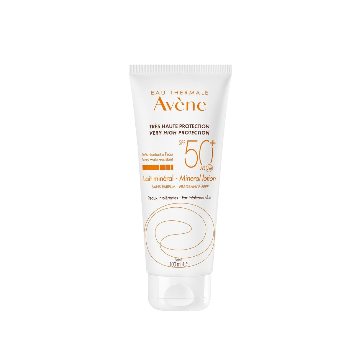 Avene Mineral Lotion SPF 50+ Sunscreen for Sensitive Skin - Gentle Mineral Formula, 3.38 fl oz by Beauty Care Bag