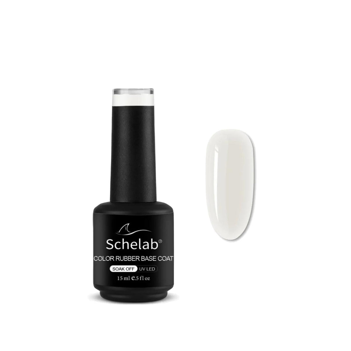 Schelab 002 White Rubber Base Coat - 15 ml by Beauty Care Bag