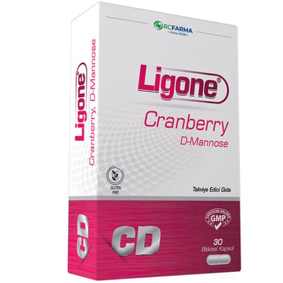 Rcfarma Ligone Cranberry D-Mannose Wellness Support 30 CapsulesSupplementsTorqelo.com