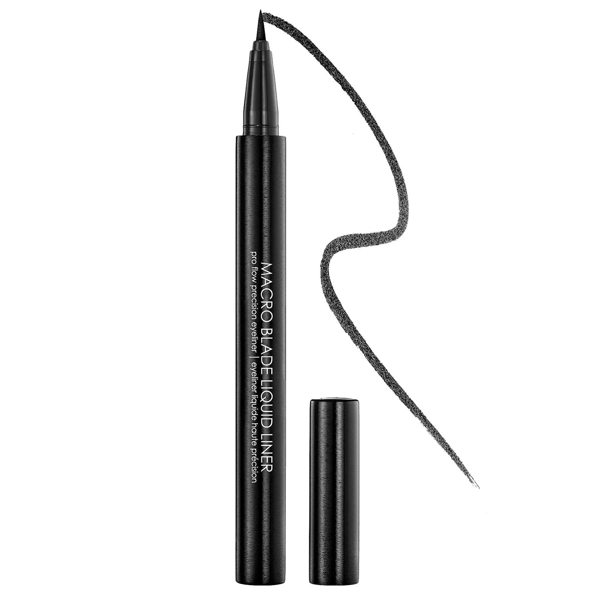 Macro Blade Liquid Eyeliner - Long-Wearing, Cruelty-Free, Jet-Black Color by Beauty Care Bag