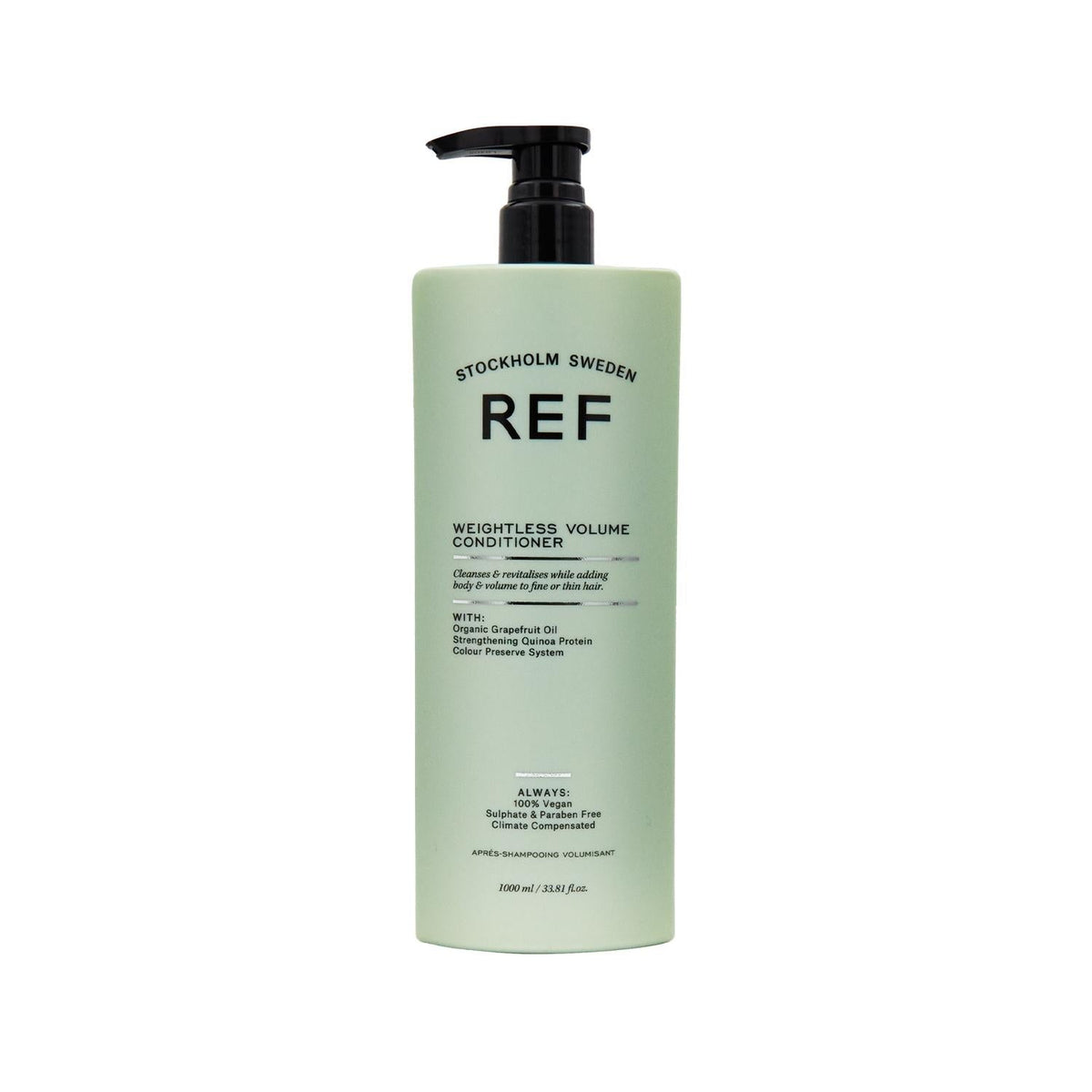 REF Weightless Volume Shampoo - 1000ml Large Volume Enhancing Hair Care for Fuller HairShampooTorqelo.com