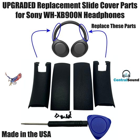 Replacement Side Cover Slider Parts UPGRADE KIT for Sony WH-XB900N WHXB900NReplacement PartTorqelo.com