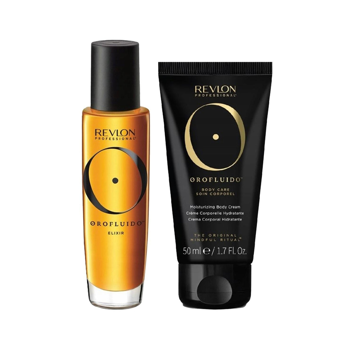 Revlon Orofluido Argan Elixir and Body Cream Set - Nourishing Hair and Body Care with Argan OilBody LotionTorqelo.com