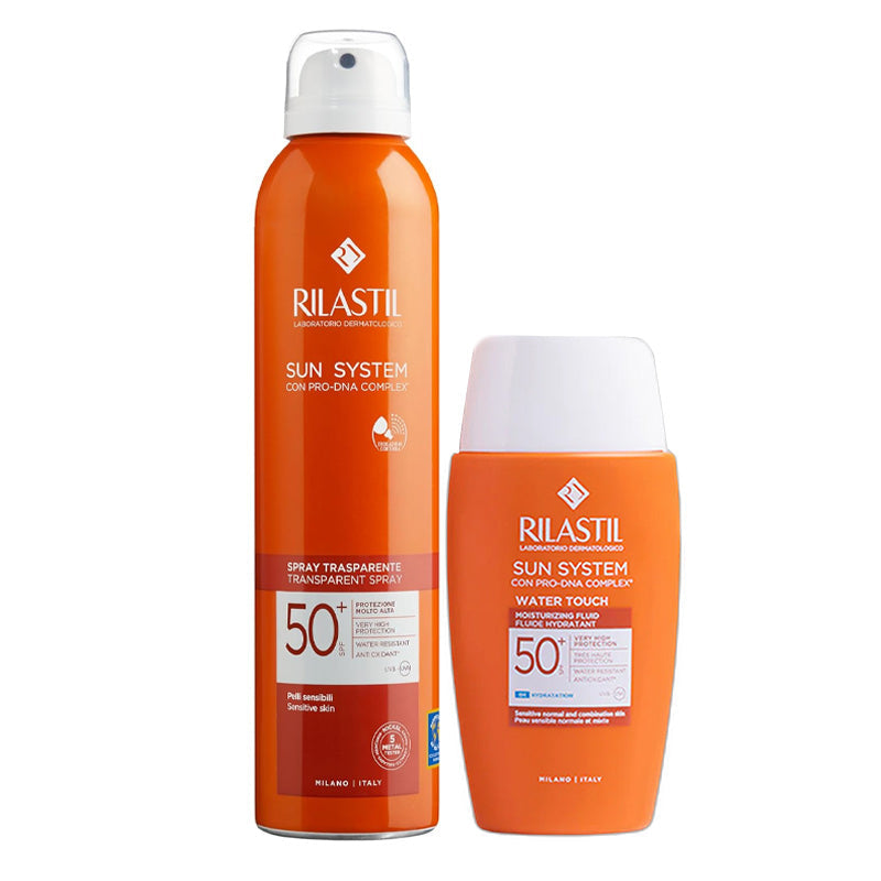 Rilastil Sun System SPF50+ Sun Protection Kit 200ml & 50ml by Beauty Care Bag