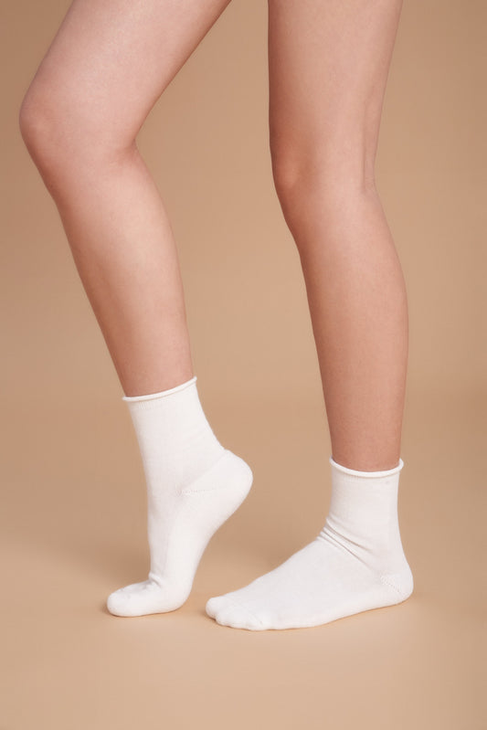 6-Pack Women's Roll Top Socks by Breevar