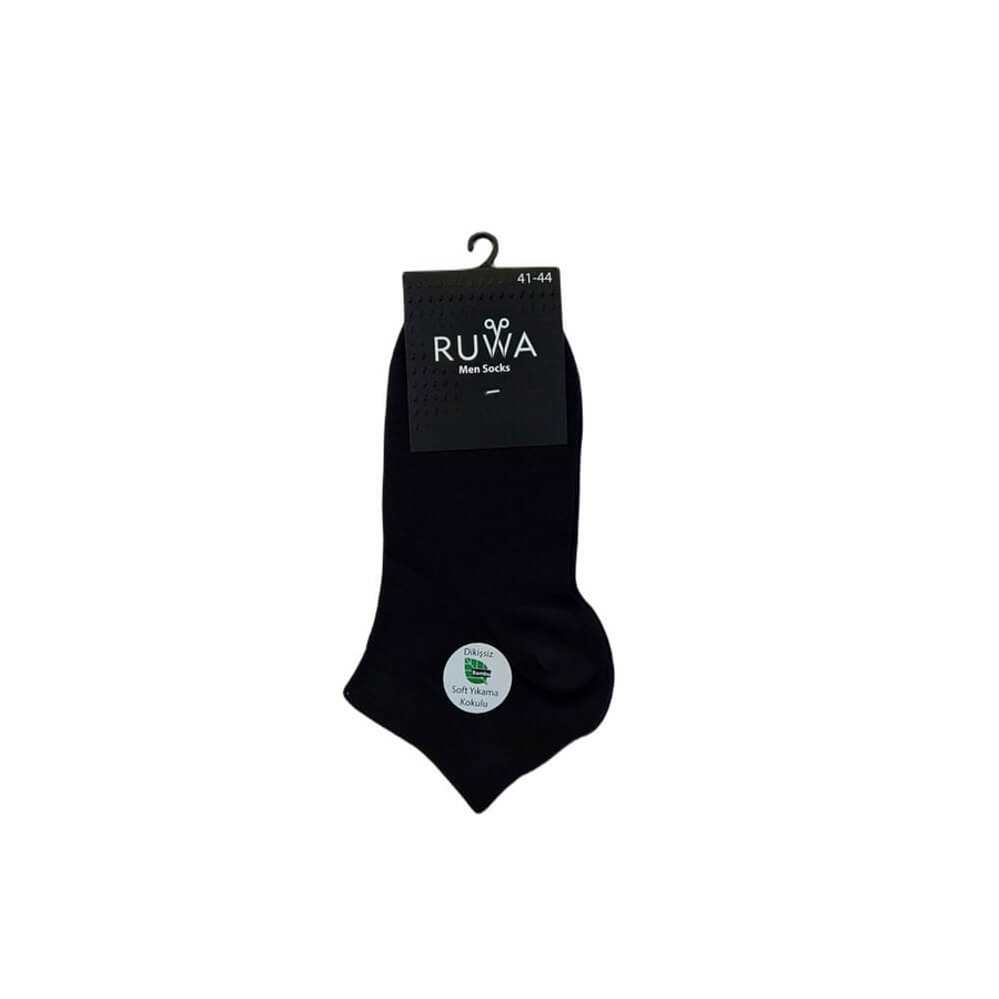 Ruwa 102 Men No-Show Socks Breathable Navy Blue 1 Pair by Beauty Care Bag