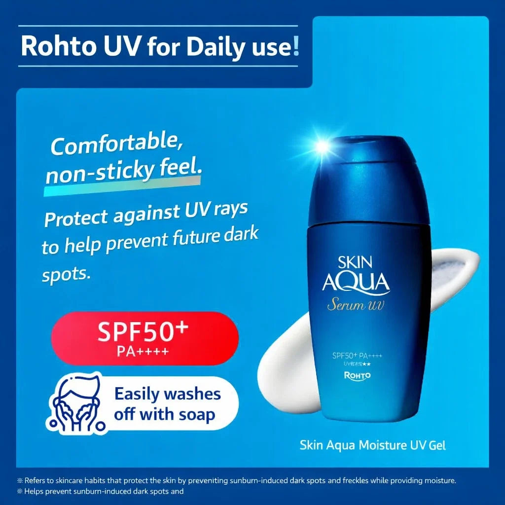 Rohto Skin Aqua Serum UV SPF50+ PA++++ by AsiaBeautyMall
