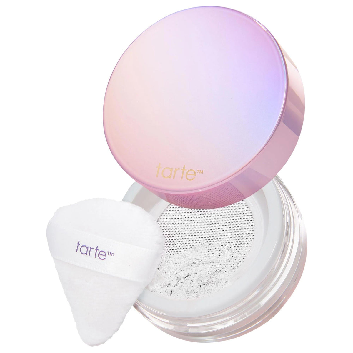 Tarte Creaseless Brightening Setting Powder - Amazonian Clay, Long-Lasting, Sweatproof Loose Powder for a Flawless Under Eye by Beauty Care Bag