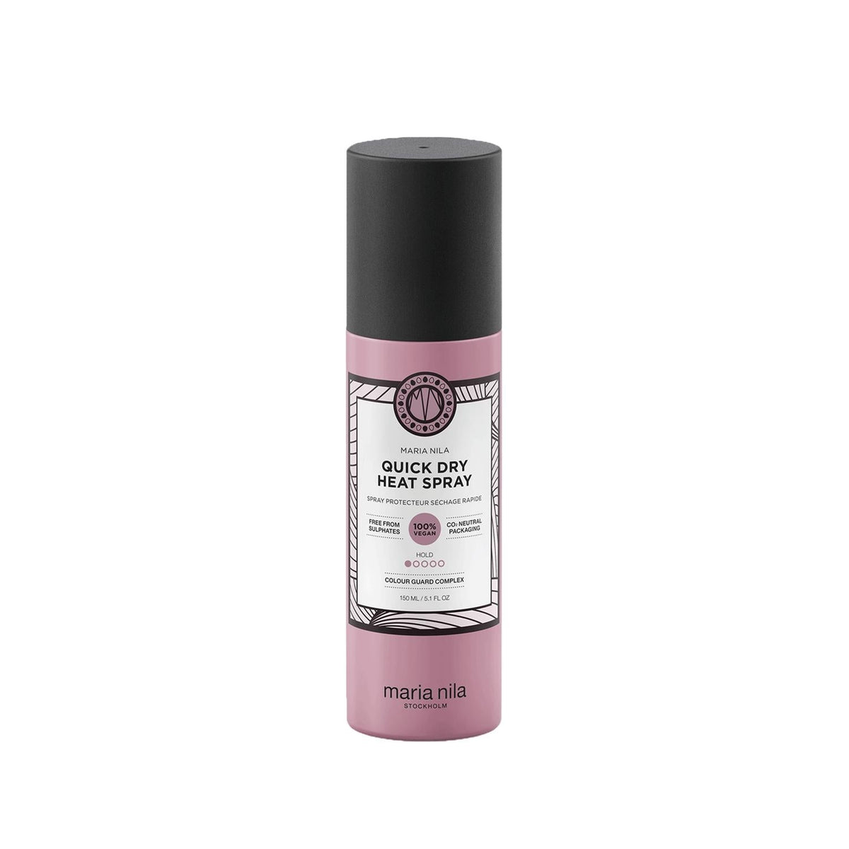 Maria Nila Quick Dry Heat Spray - 5.07 fl oz - Fast Hair Drying & Styling Spray for Long/Thick Hair by Beauty Care Bag