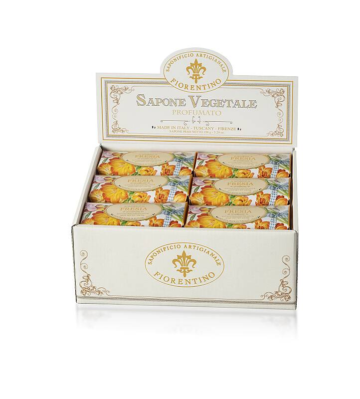 Saponificio Artigianale Fiorentino Freesia Soap 150g by Beauty Care Bag
