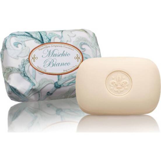 Saponificio Artigianale Fiorentino White Musk Soap 200g by Beauty Care Bag
