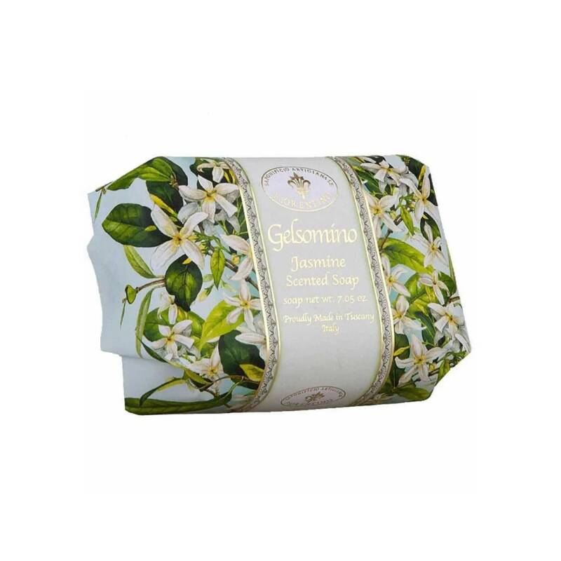 Saponificio Artigianale Fiorentino Jasmine Soap Set 3 x 200g by Beauty Care Bag