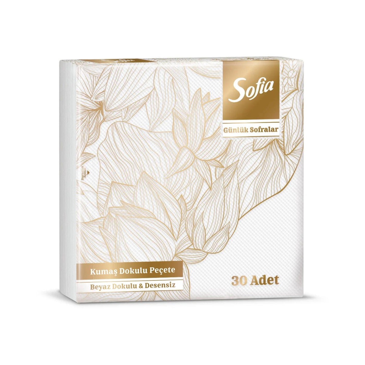 Sofia Fabric-Textured Paper Napkins 30-PackHomeTorqelo.com