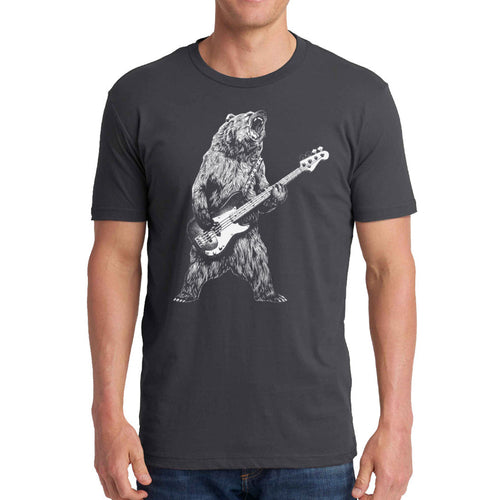 Bear Playing Bass Guitar by Indigo Tiger