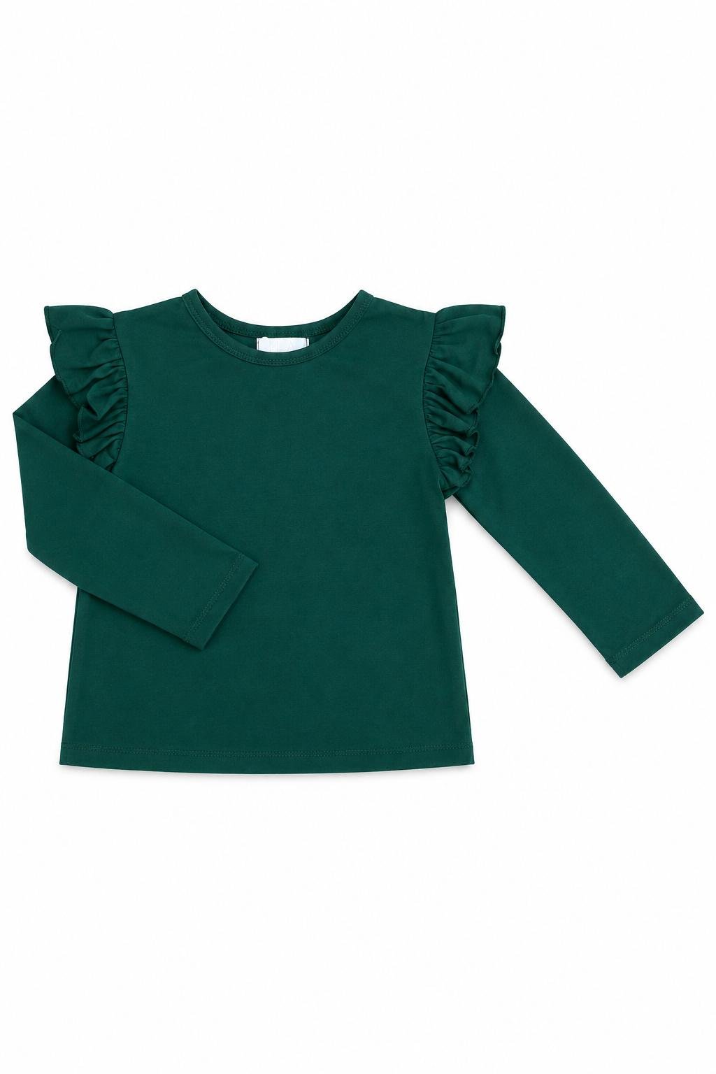 Spruce L/S Ruffle TeeRuffle Tee L/STorqelo.com