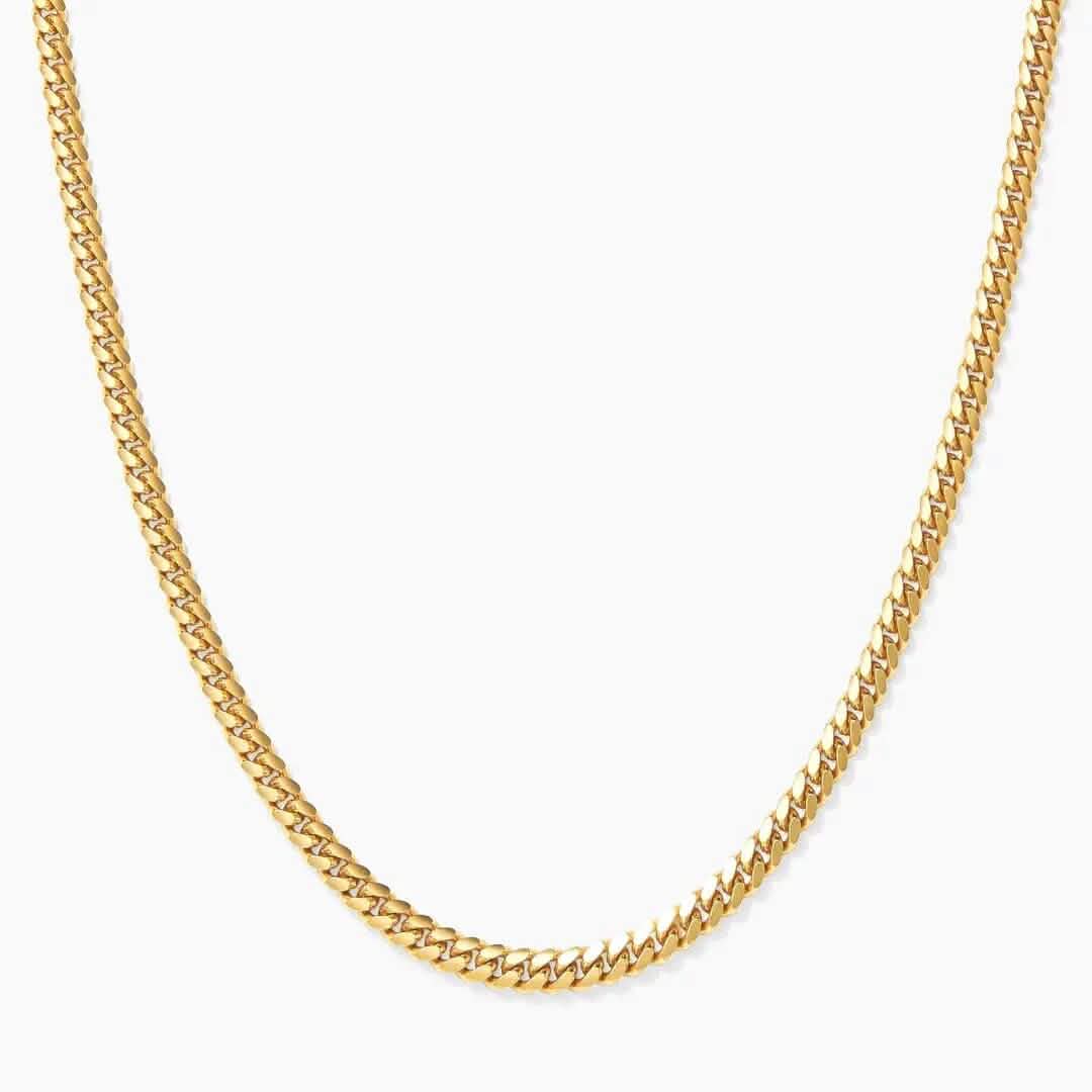 Stainless Steel Flat Snake Bone Chain Necklace by EasyOptionXY