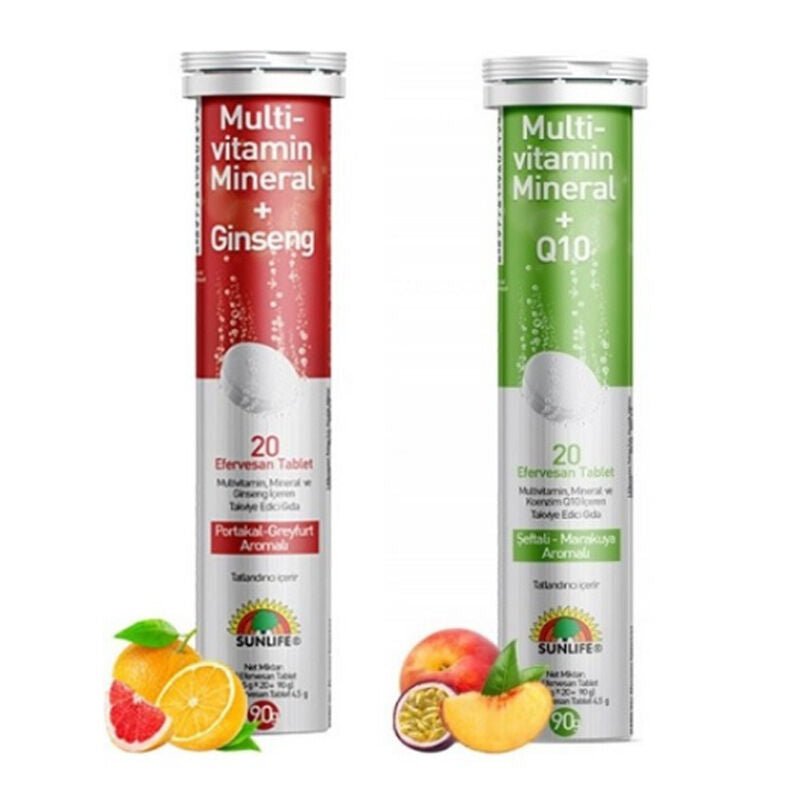 Sunlife Multivitamin Support Set with Ginseng & Q10 40 TabletsSupplementsTorqelo.com