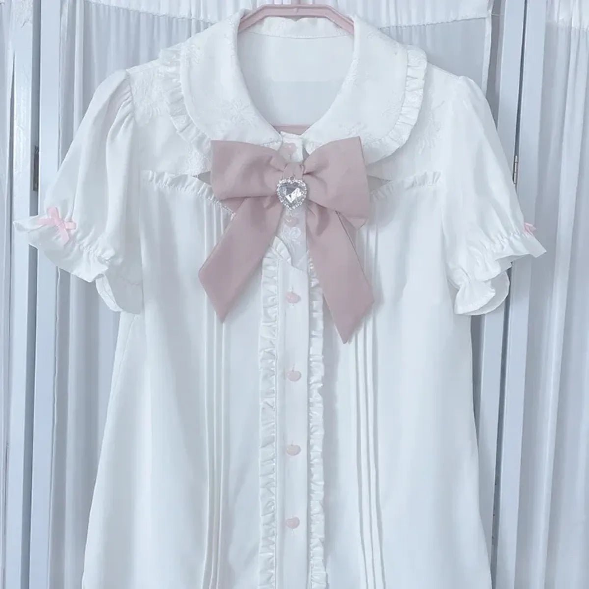 Sweet Fairy Kei Ribbon BlouseShirts & BlousesTorqelo.com