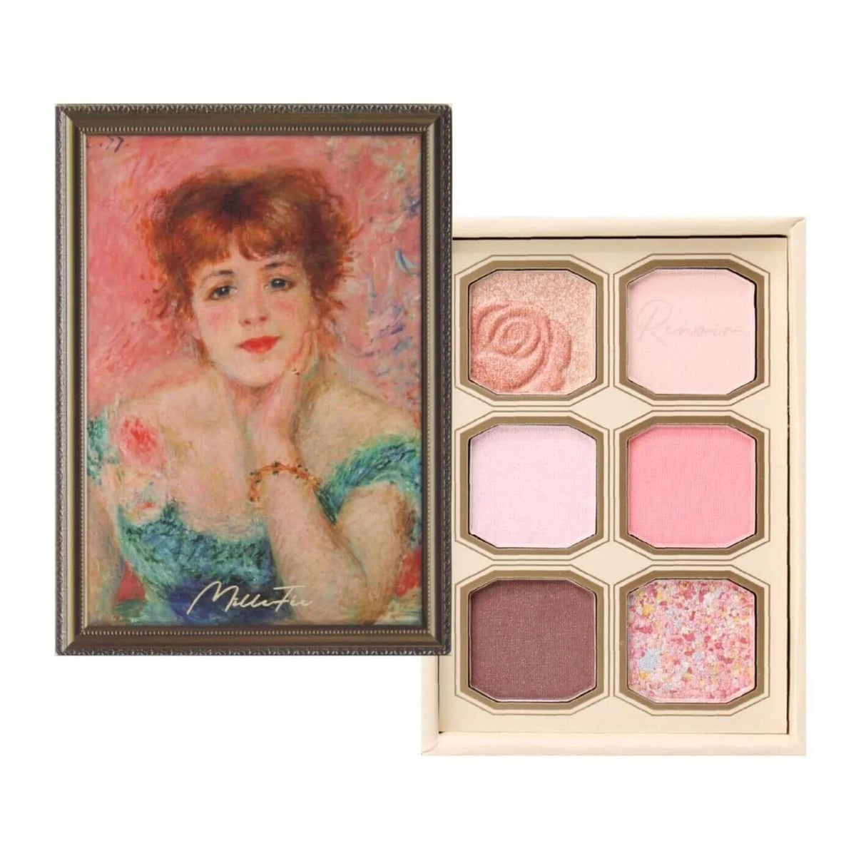 Millefee Painting Eyeshadow Palette 12 Portrait of Jean 1 pc by Beauty Care Bag