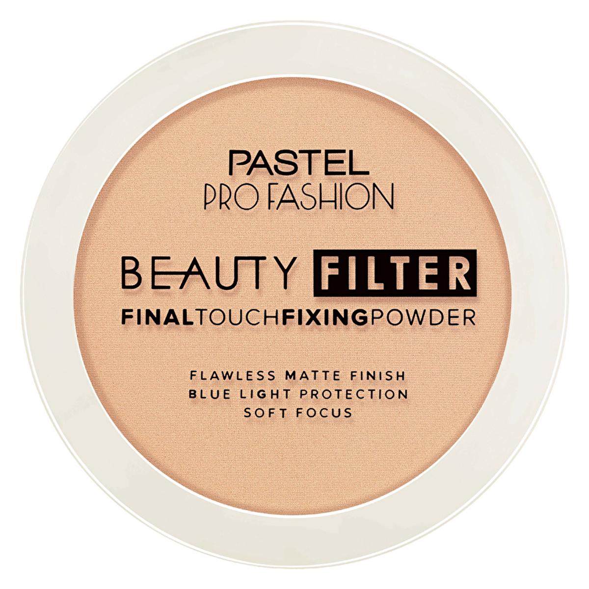Pastel Profashion Fixing Powder 01: Blue Light Protection, Shine Control, & Wrinkle Blurring Face Makeup by Beauty Care Bag