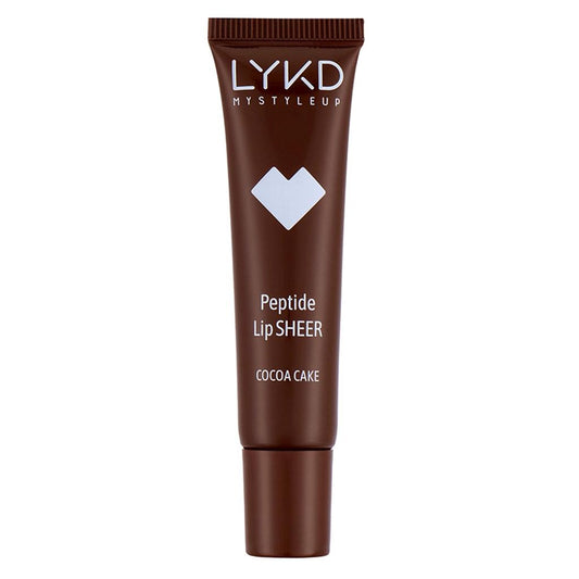 LYKD Peptide Lip Sheer Gloss 199 Cocoa Cake for Hydrated Lips by Beauty Care Bag