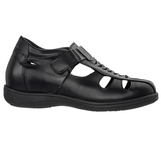 TOTO Black Braided Leather Sandals - Three Inches - G1307SandalsTorqelo.com