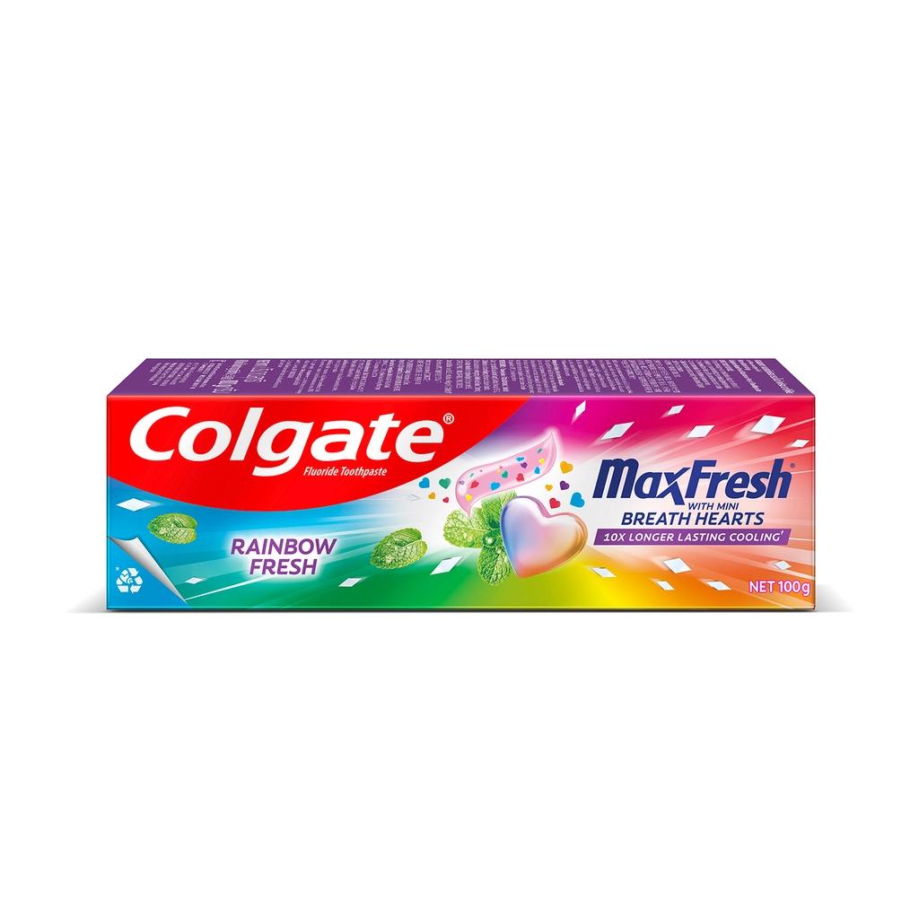 Colgate Max Fresh Rainbow Toothbrush Gel for Fresh Breath 100g by Beauty Care Bag