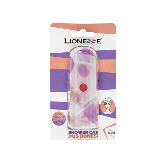 Lionesse Shower Cap for Hair Protection 1 Count by Beauty Care Bag