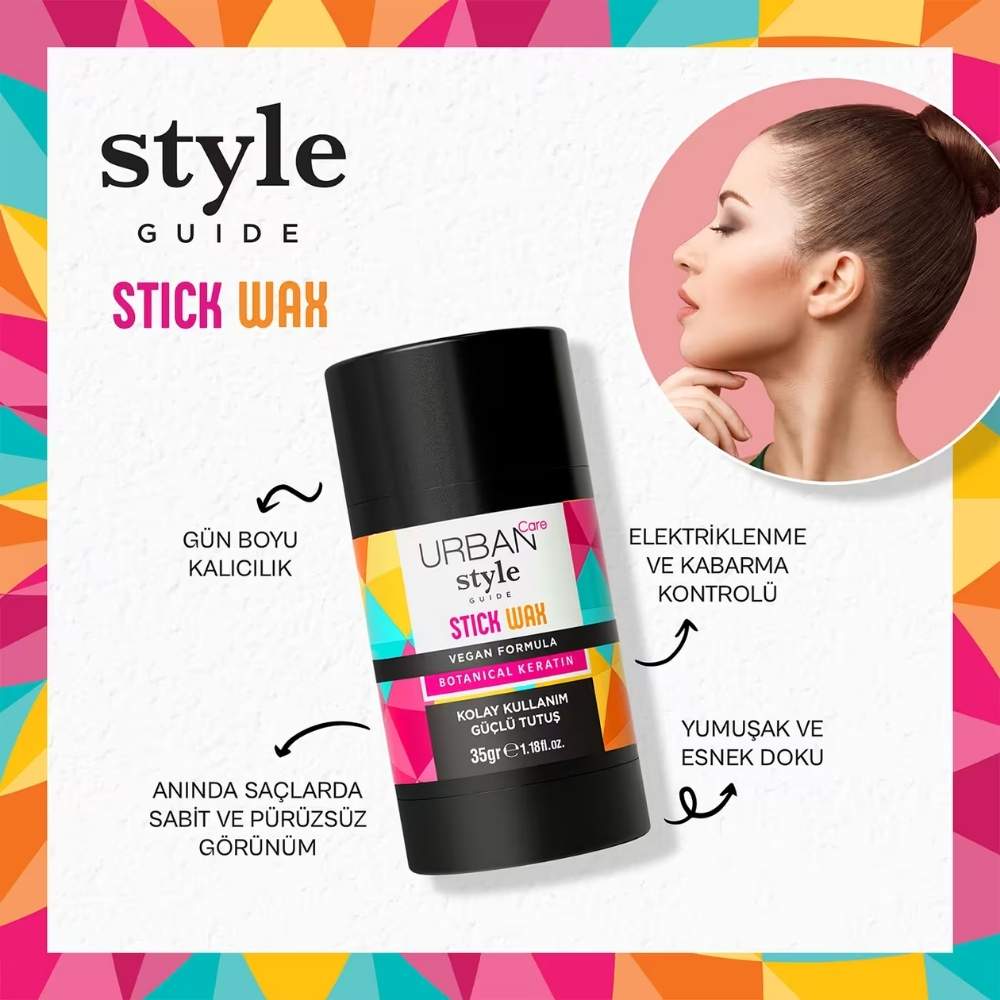 Urban Care Style Guide Stick Wax for Sleek Styling 35g by Beauty Care Bag