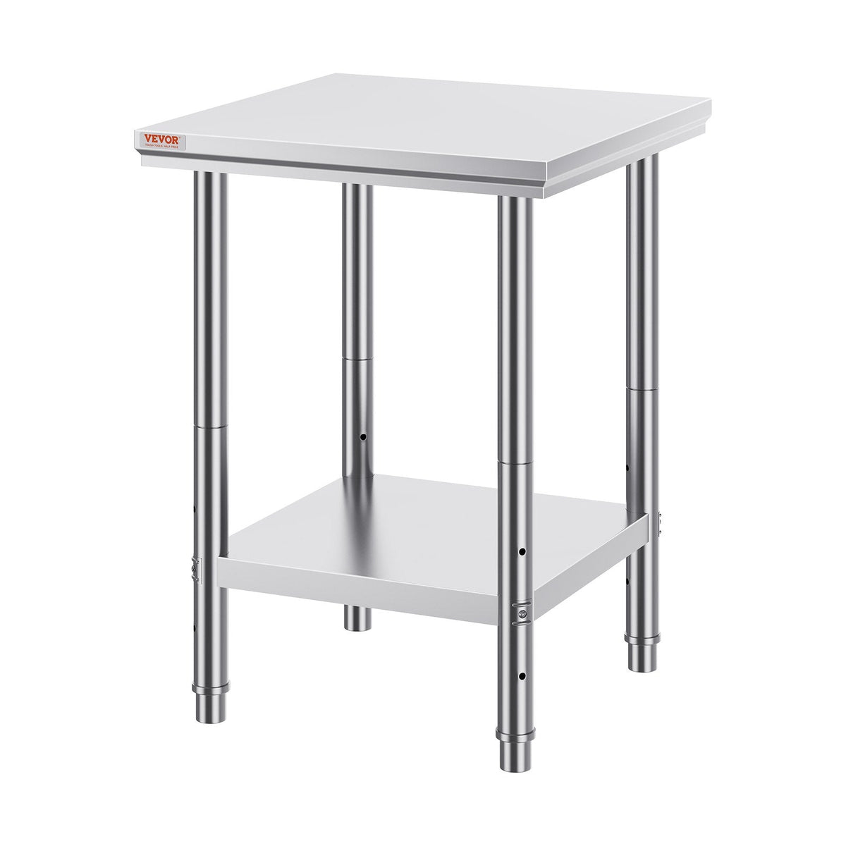VEVOR Stainless Steel Prep Table, 24 x 24 x 31 Inch, 700 lbs Load by Lemon Thalassa