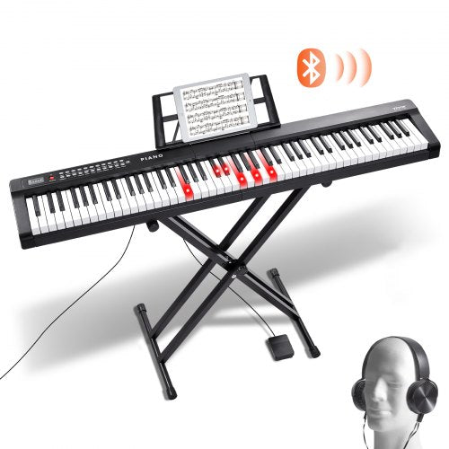 VEVOR 88 Key Digital Piano Keyboard, Semi Weighted Keys, Full Size by Lemon Thalassa