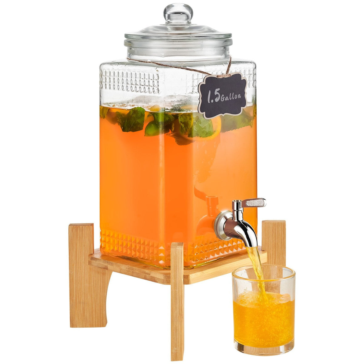 VEVOR Beverage Dispenser, 1.5 Gallon/5.5 L Drink Dispensers for by Lemon Thalassa