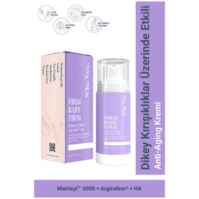 She Vec Firm Baby Firm Cream - Anti-aging Face Cream for Wrinkle Reduction and Skin Firming, Hypoallergenic & Paraben-Free, 1.01 fl oz by Beauty Care Bag