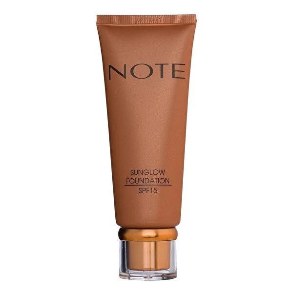 Note Sunglow SPF 15 Bronzing Foundation Makeup - Lightweight, Natural-Looking Coverage by Beauty Care Bag