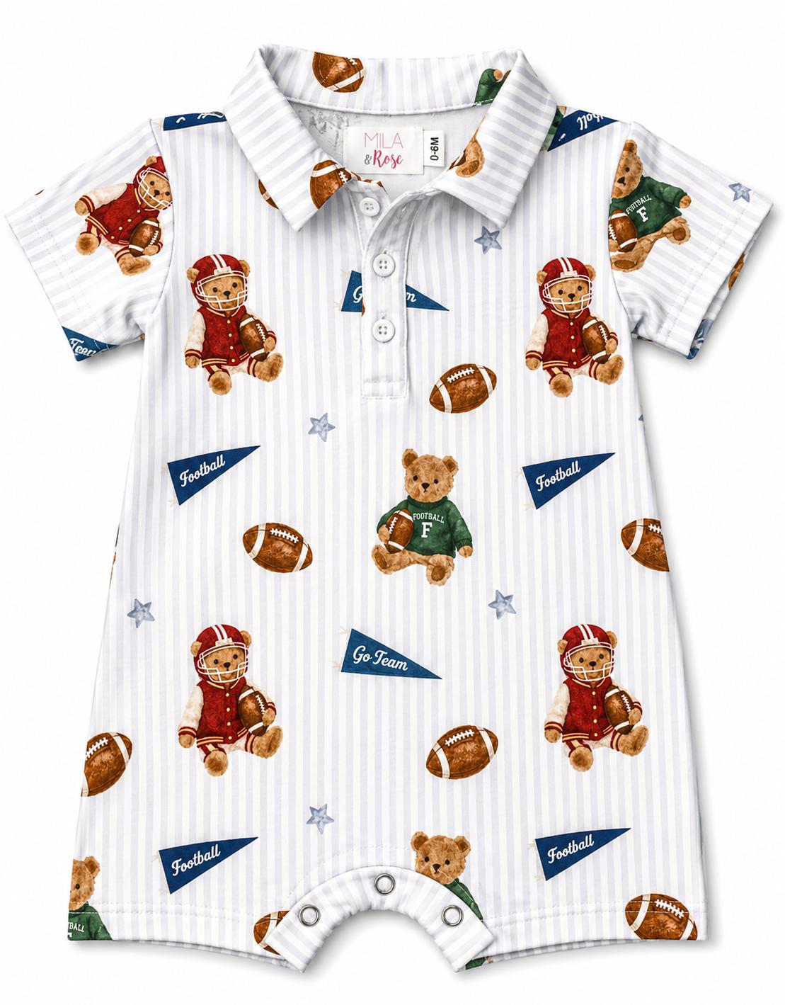 Varsity Bears Polo Shorty One-PieceShorty One-Piece - PoloTorqelo.com