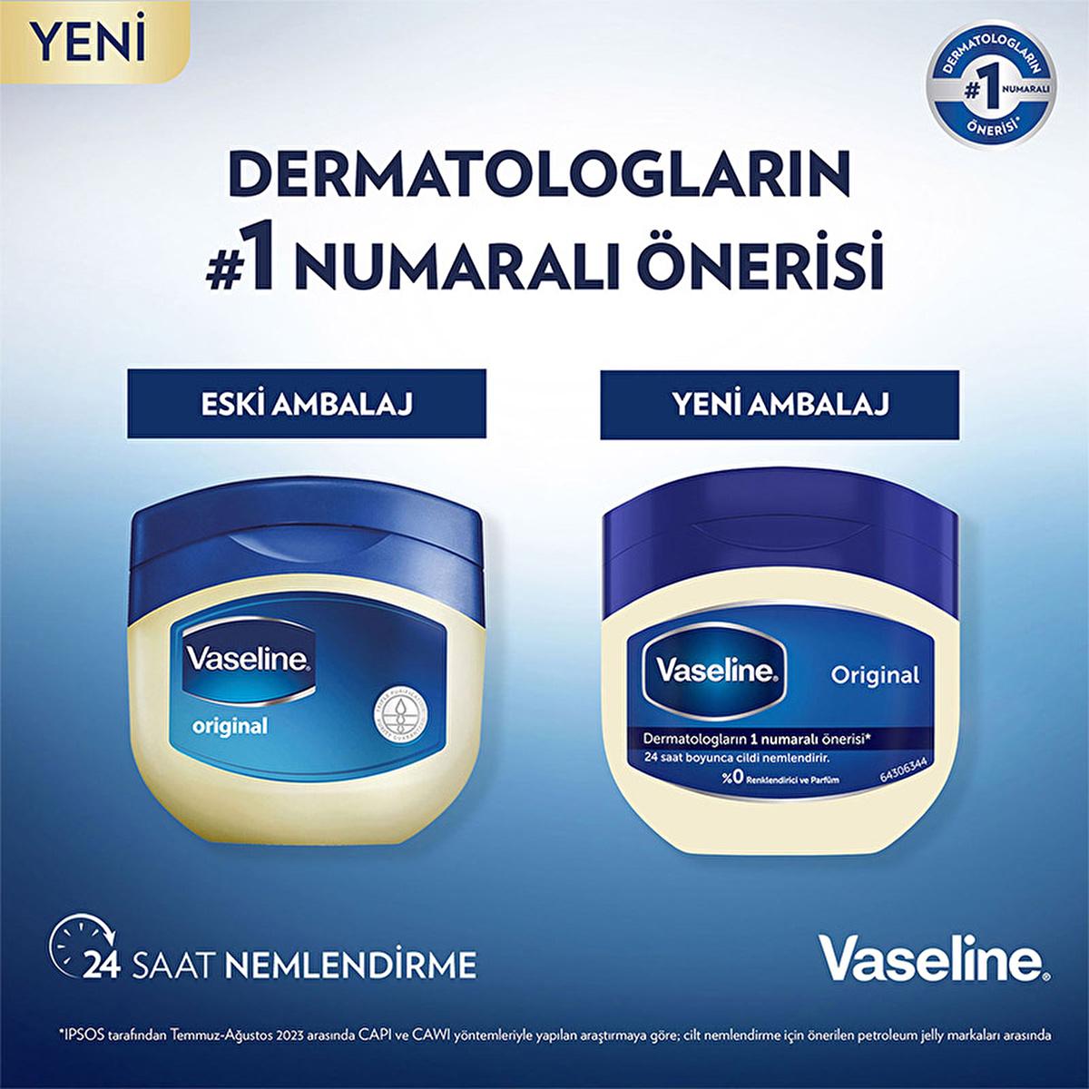 Vaseline Original Moisturizing Jelly - 24 Hour Hydration for Dry Skin, Hypoallergenic & Dermatologist-RecommendedMoisturizerTorqelo.com