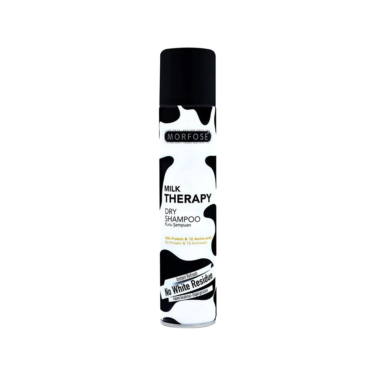 Morfose Milk Therapy Dry Shampoo 200ml - Convenient Waterless Hair Care for Busy Lifestyles by Beauty Care Bag