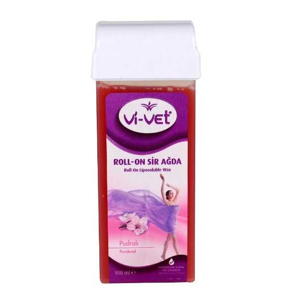 Vi-Vet Powdered Roll-On Wax Cartridge for Smooth Skin 100 ml by Beauty Care Bag