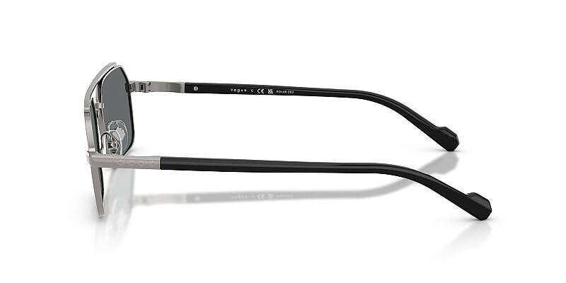 Vogue 0VO4356S Men's Square Sunglasses - Gunmetal Grey 57mm by Beauty Care Bag