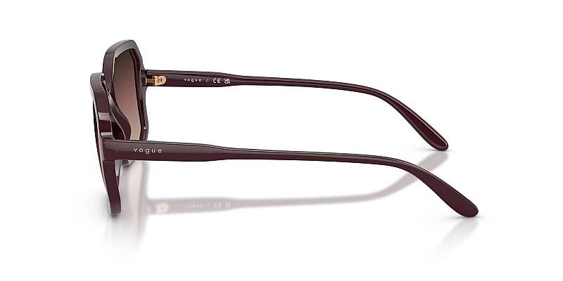Vogue 0VO5696S Women's Square Sunglasses with Gradient Lenses 55mm by Beauty Care Bag