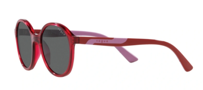Vogue 2018 306687 Transparent Red Acetate Sunglasses by Beauty Care Bag