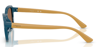 Vogue VJ 2025 319073 Blue Bone Kids Sunglasses by Beauty Care Bag