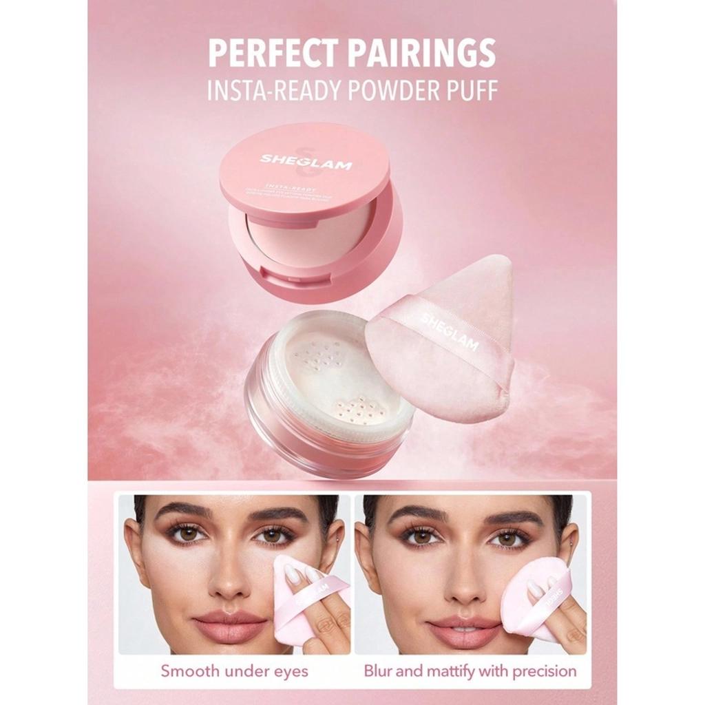 Sheglam Insta Ready Powder Duo Matte Pink 01 Bubblegum by Beauty Care Bag