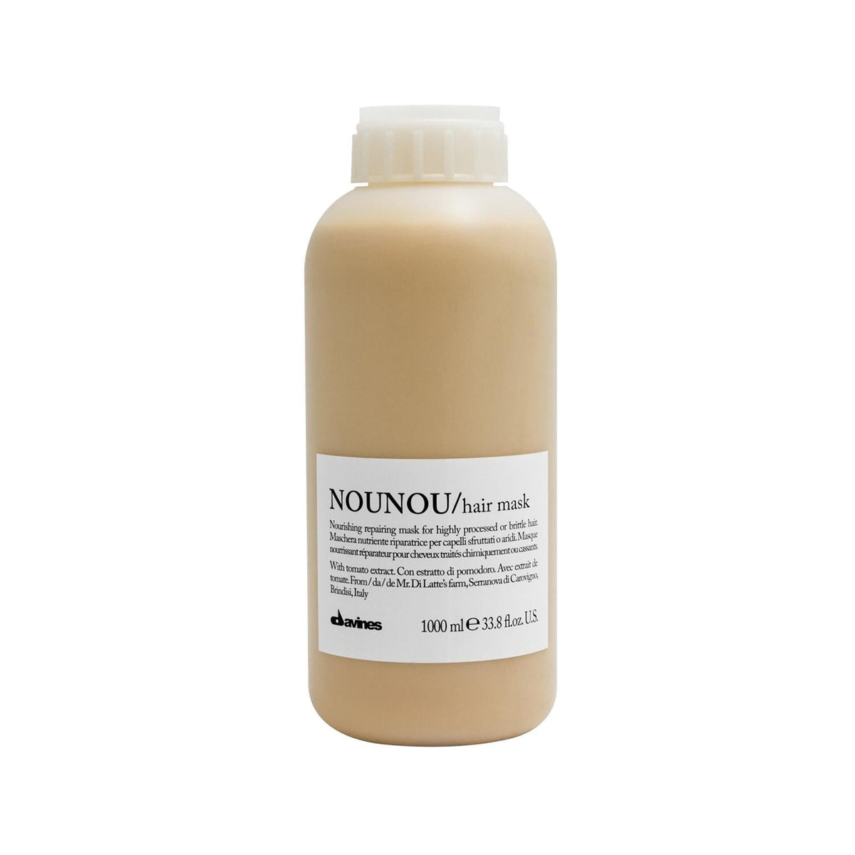 Davines Nounou Nourishing & Protective Hair Mask 1000 ml - For Dry/Damaged Hair by Beauty Care Bag