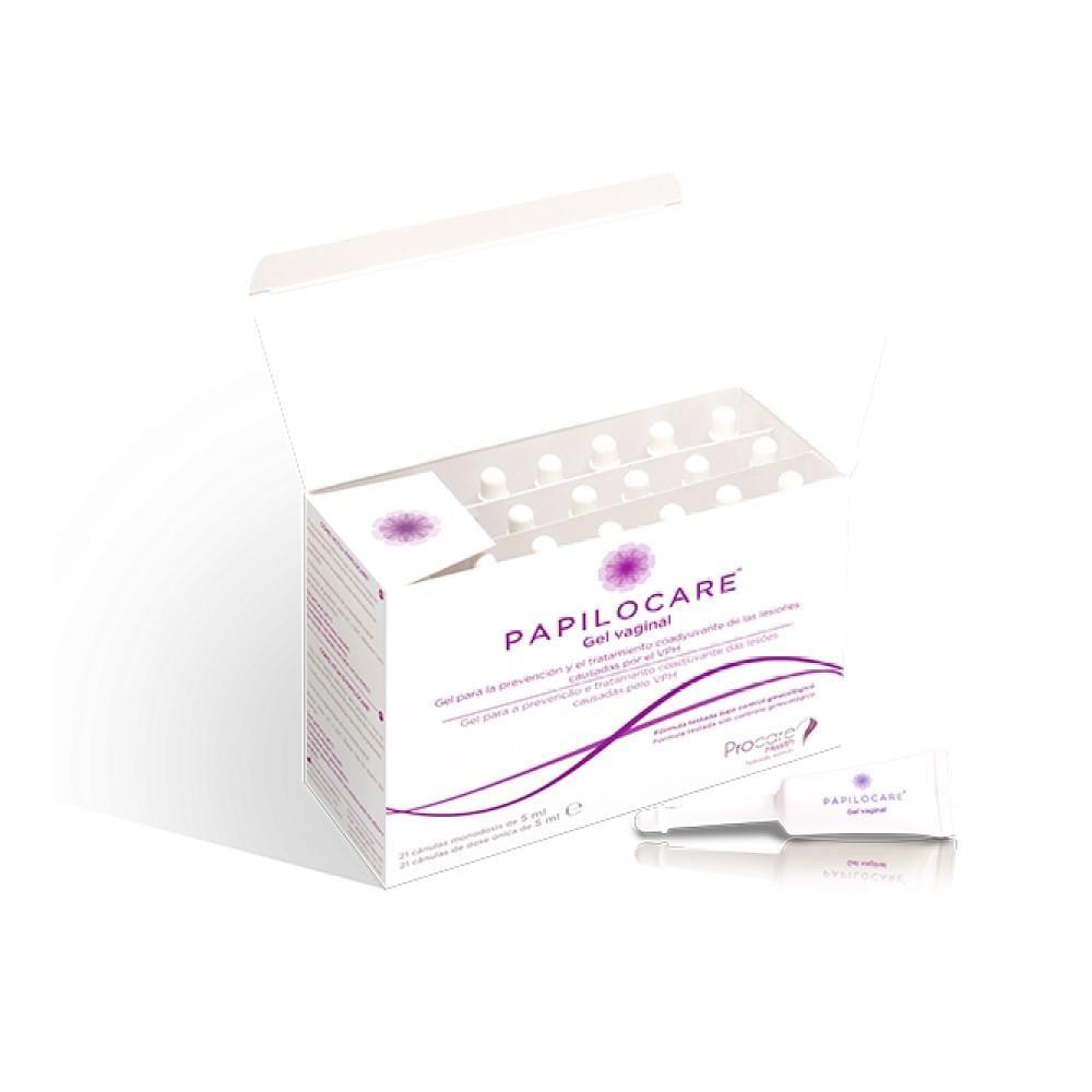 Papilocare Vaginal Gel - Natural Vaginal Care for Women - 21 Single-Dose Applicators by Beauty Care Bag